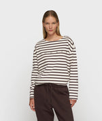 Lade das Bild in den Galerie-Viewer, 10DAYS Boat Neck Top Stripes
