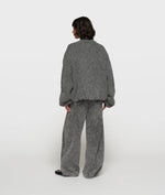 Lade das Bild in den Galerie-Viewer, 10DAYS Puffy Hairy Knit Bomber Antra Melee
