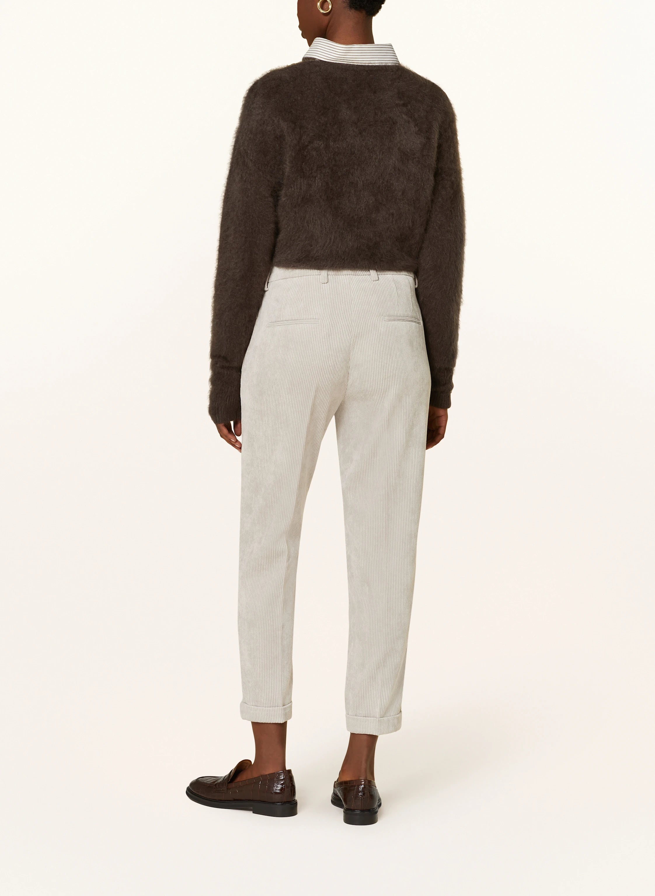 CAMBIO Carrot-fit Cropped Cordhose KRYSTAL