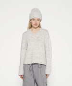 Lade das Bild in den Galerie-Viewer, 10DAYS - v-neck knit sweater melee
