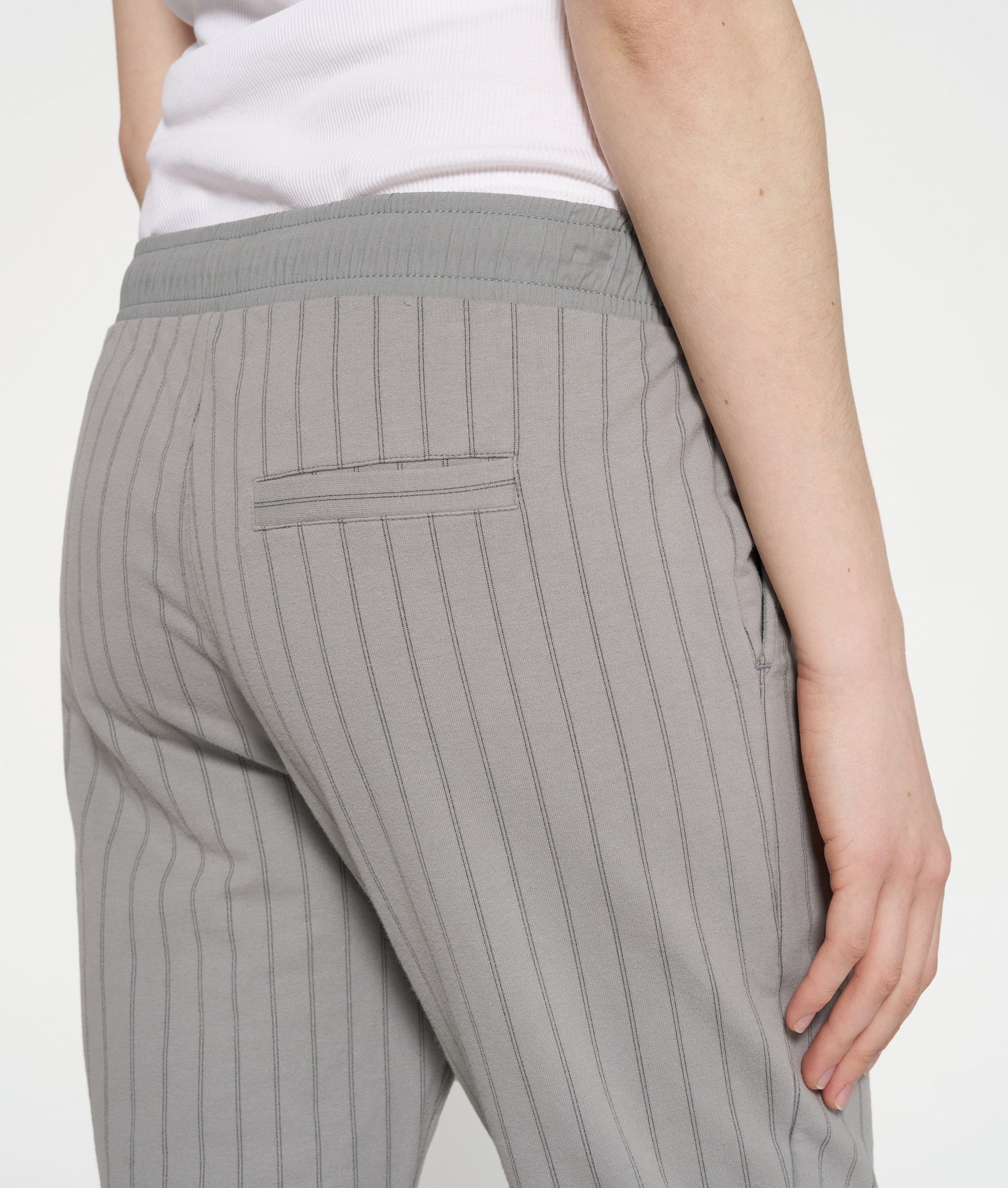 10DAYS - cropped jogger pinstripe