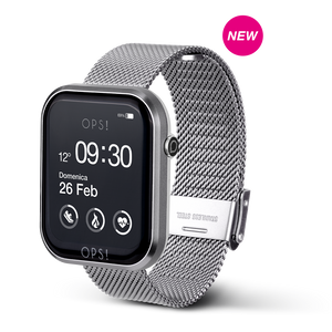 OPS - Smartwatch CALL mit Milan-Mesh-Armband