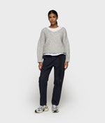 Lade das Bild in den Galerie-Viewer, 10 DAYS Belted Pants Dark Navy
