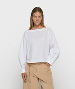 Lade das Bild in den Galerie-Viewer, boatneck blouse poplin
