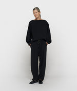 Lade das Bild in den Galerie-Viewer, belted pants crepe

