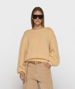 Lade das Bild in den Galerie-Viewer, puff sleeve knit sweater
