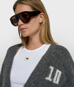 Lade das Bild in den Galerie-Viewer, hairy knit cardigan
