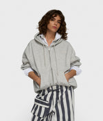 Lade das Bild in den Galerie-Viewer, 10 DAYS Zip Cardigan "light grey"

