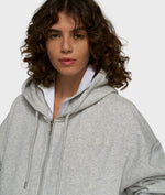 Lade das Bild in den Galerie-Viewer, 10 DAYS Zip Cardigan "light grey"
