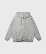 Lade das Bild in den Galerie-Viewer, 10 DAYS Zip Cardigan "light grey"

