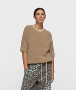 Lade das Bild in den Galerie-Viewer, 10DAYS SHORT SLEEVE KNIT SWEATER
