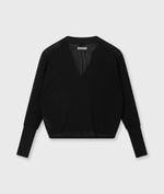 Lade das Bild in den Galerie-Viewer, v-neck cardigan mesh
