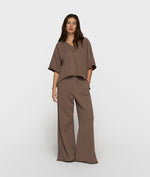 Lade das Bild in den Galerie-Viewer, short sleeve sweater v-neck
