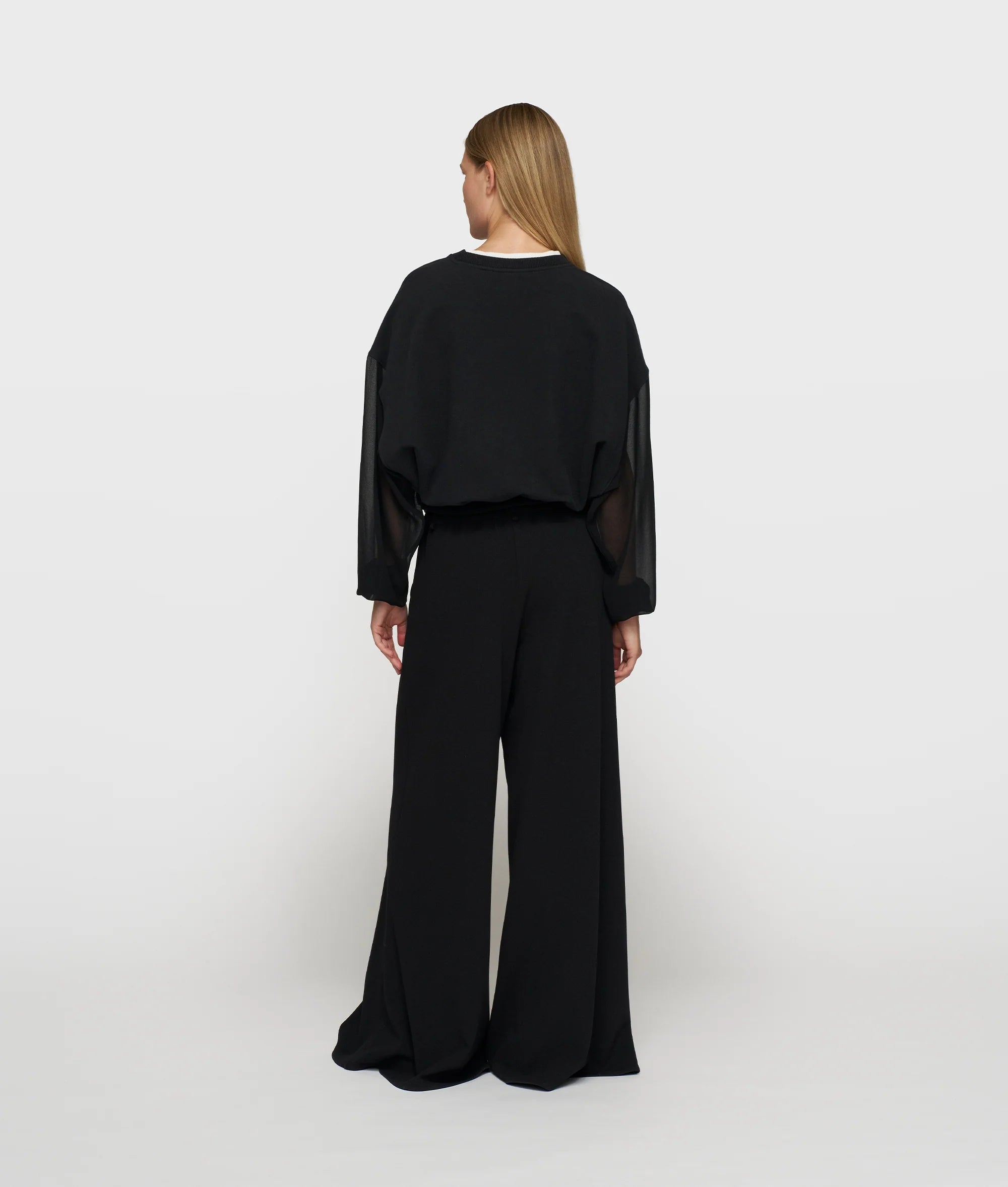 10DAYS Pleated Sweater Chiffon