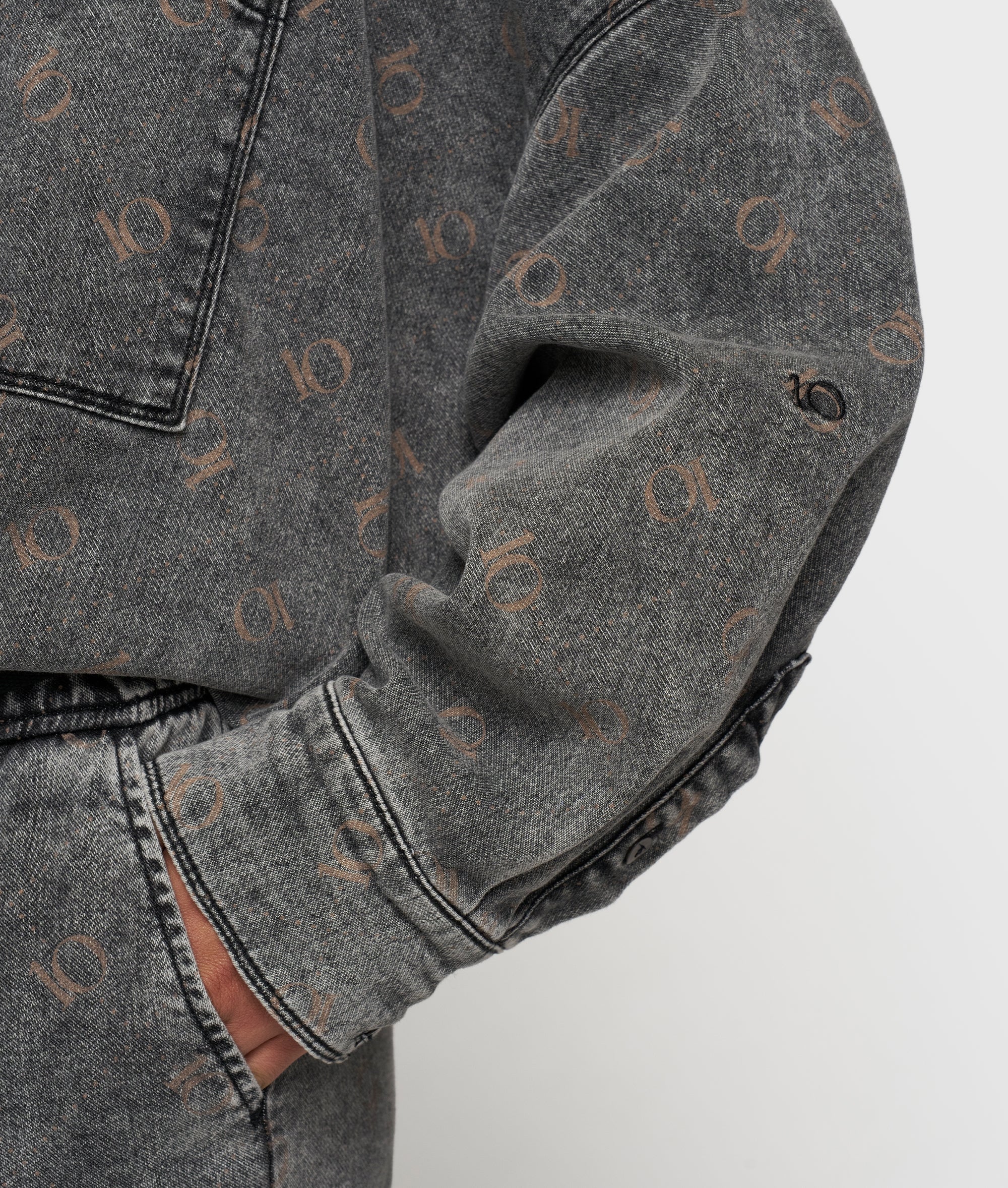 10DAYS Shirt Jog Denim Black