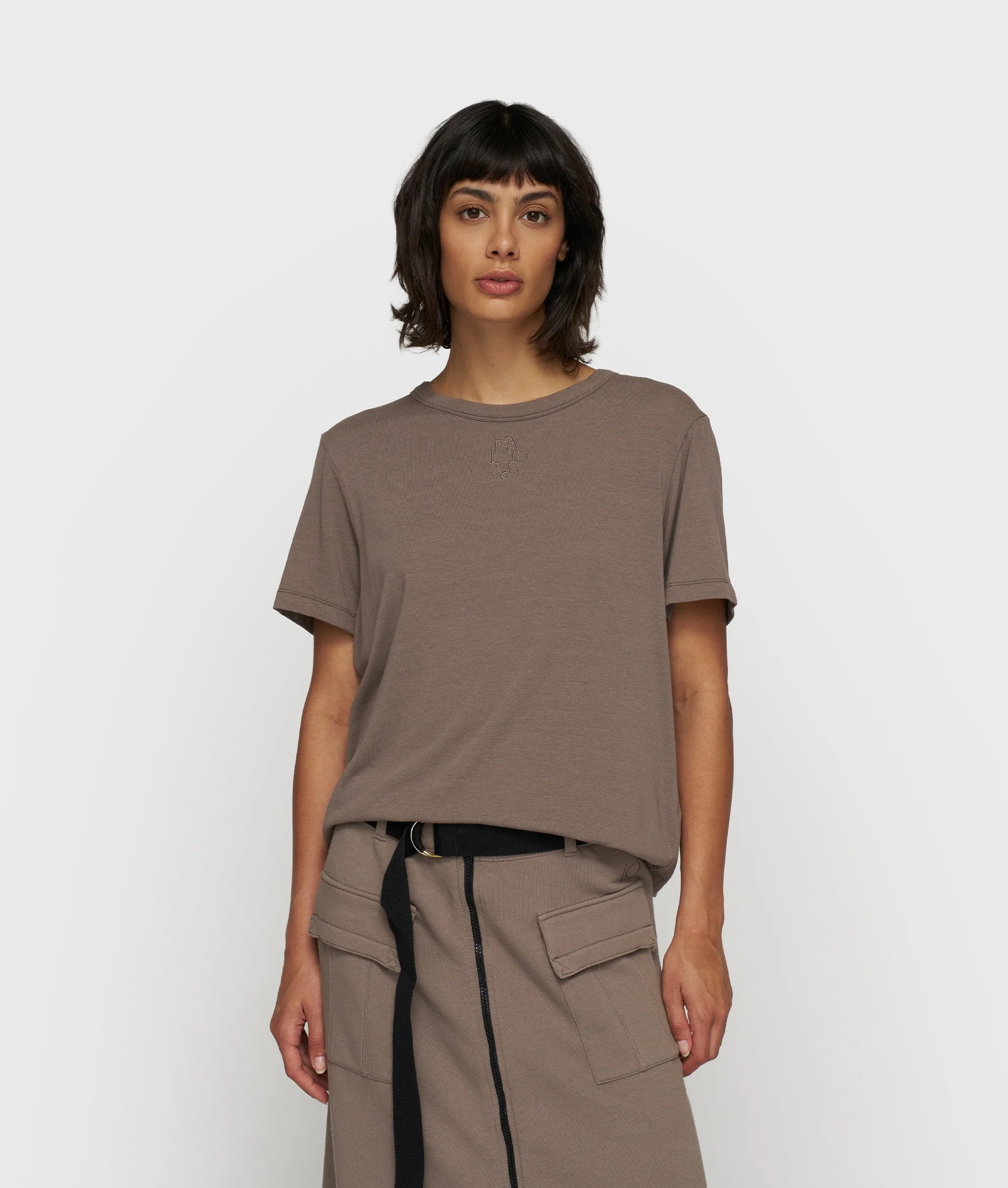 10DAYS Petite Tee Modal Moonrock