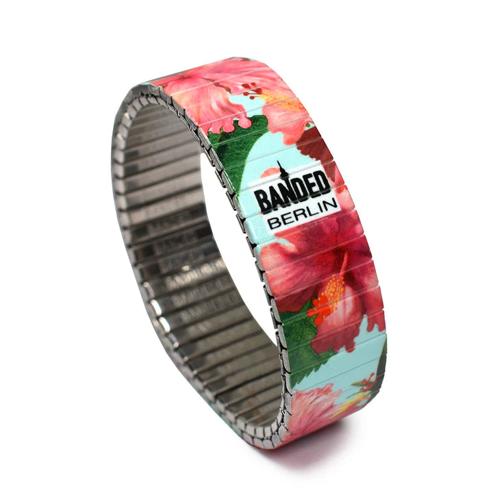 Banded Blossom - Vintage Hibiscus