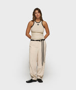 Lade das Bild in den Galerie-Viewer, 10DAYS Wide Tapered Pants Tencel Light Earth
