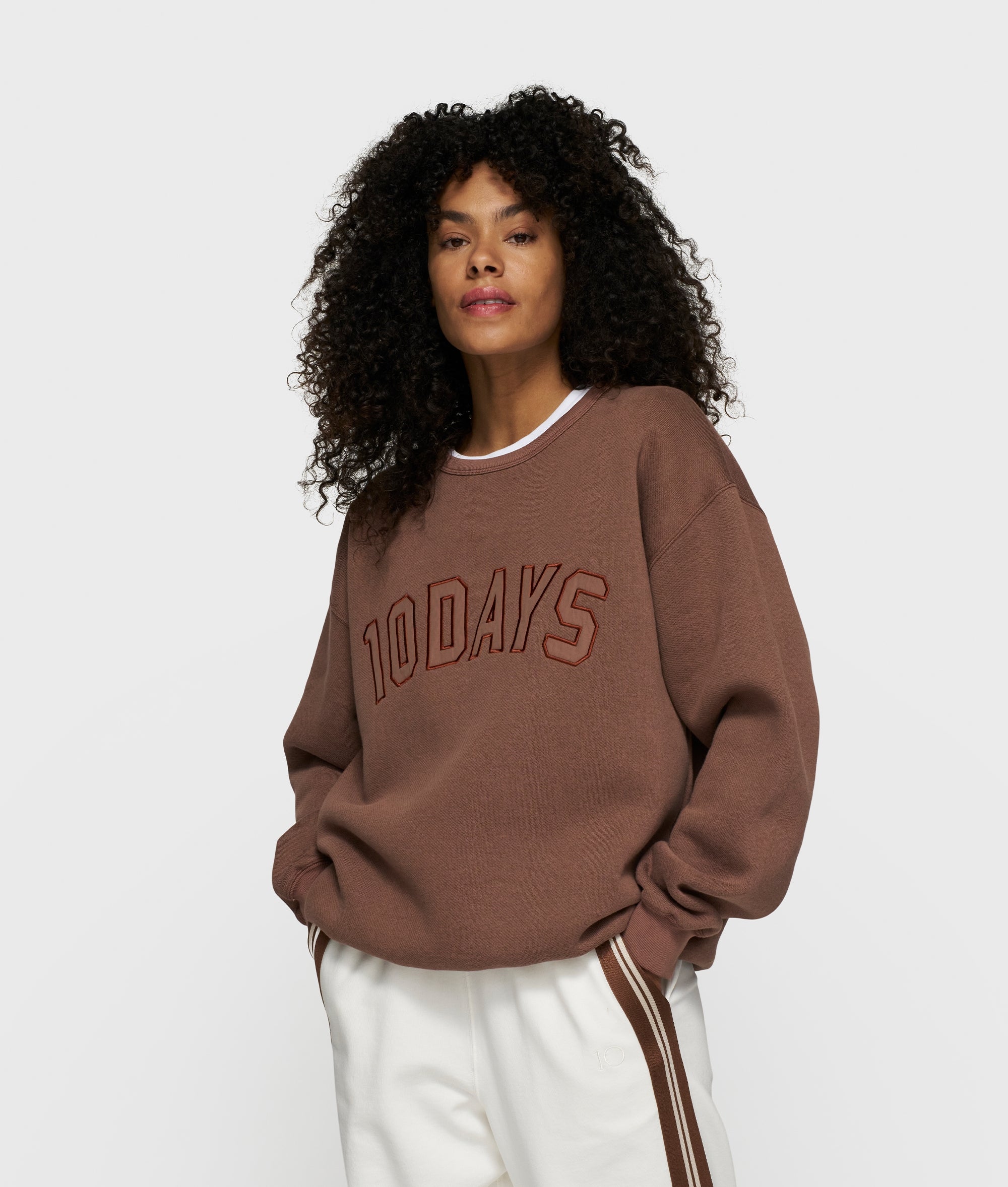 10DAYS Statement Sweater Truffle