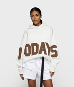 Lade das Bild in den Galerie-Viewer, 10DAYS Statement Logo Hoodie Ecru
