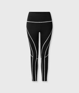 10DAYS Contrast Leggings Black