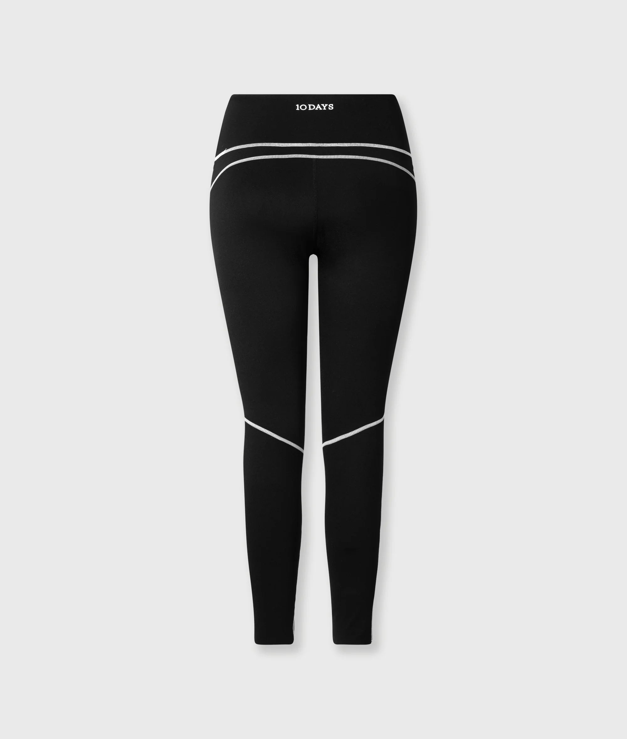 10DAYS Contrast Leggings Black