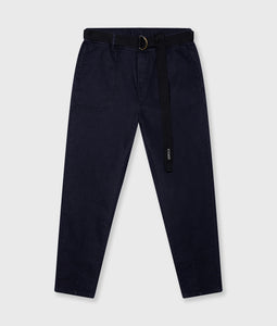 10 DAYS Belted Pants Dark Navy