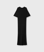 Lade das Bild in den Galerie-Viewer, 10DAYS Tee Dress Gathering Scuba Black

