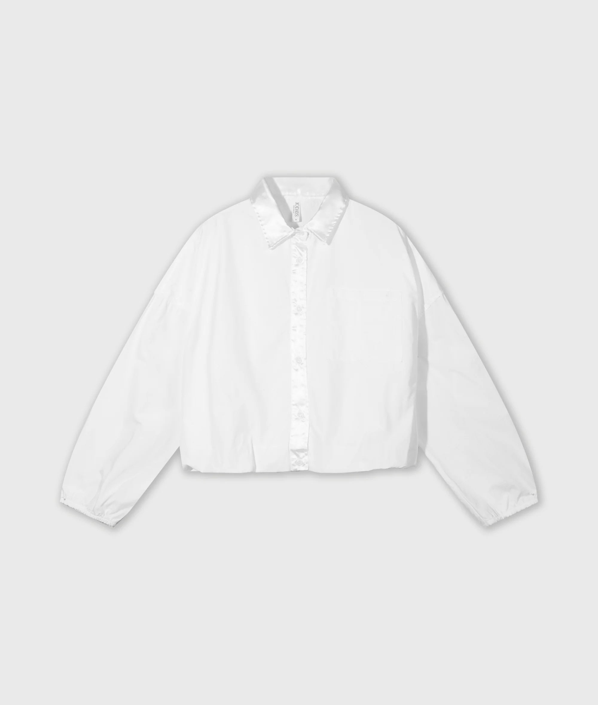 10DAYS Cropped Smoking Blouse