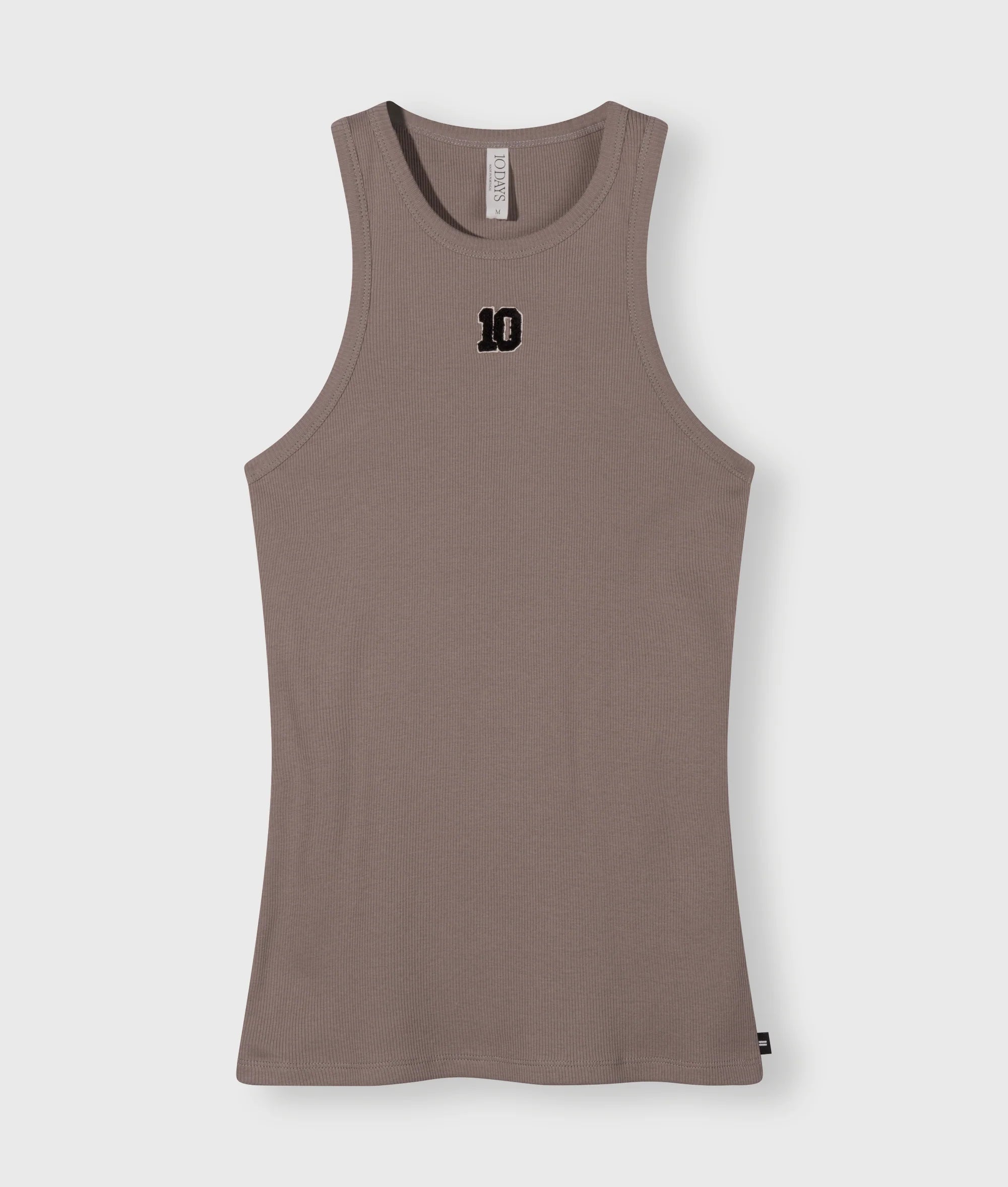 10DAYS Tank Top Rib 10 Moonrock