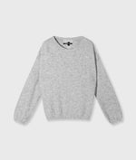 Lade das Bild in den Galerie-Viewer, 10DAYS Soft Round Neck Sweater Knit Light Grey Melee
