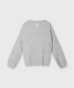 Lade das Bild in den Galerie-Viewer, 10DAYS Soft Round Neck Sweater Knit Light Grey Melee
