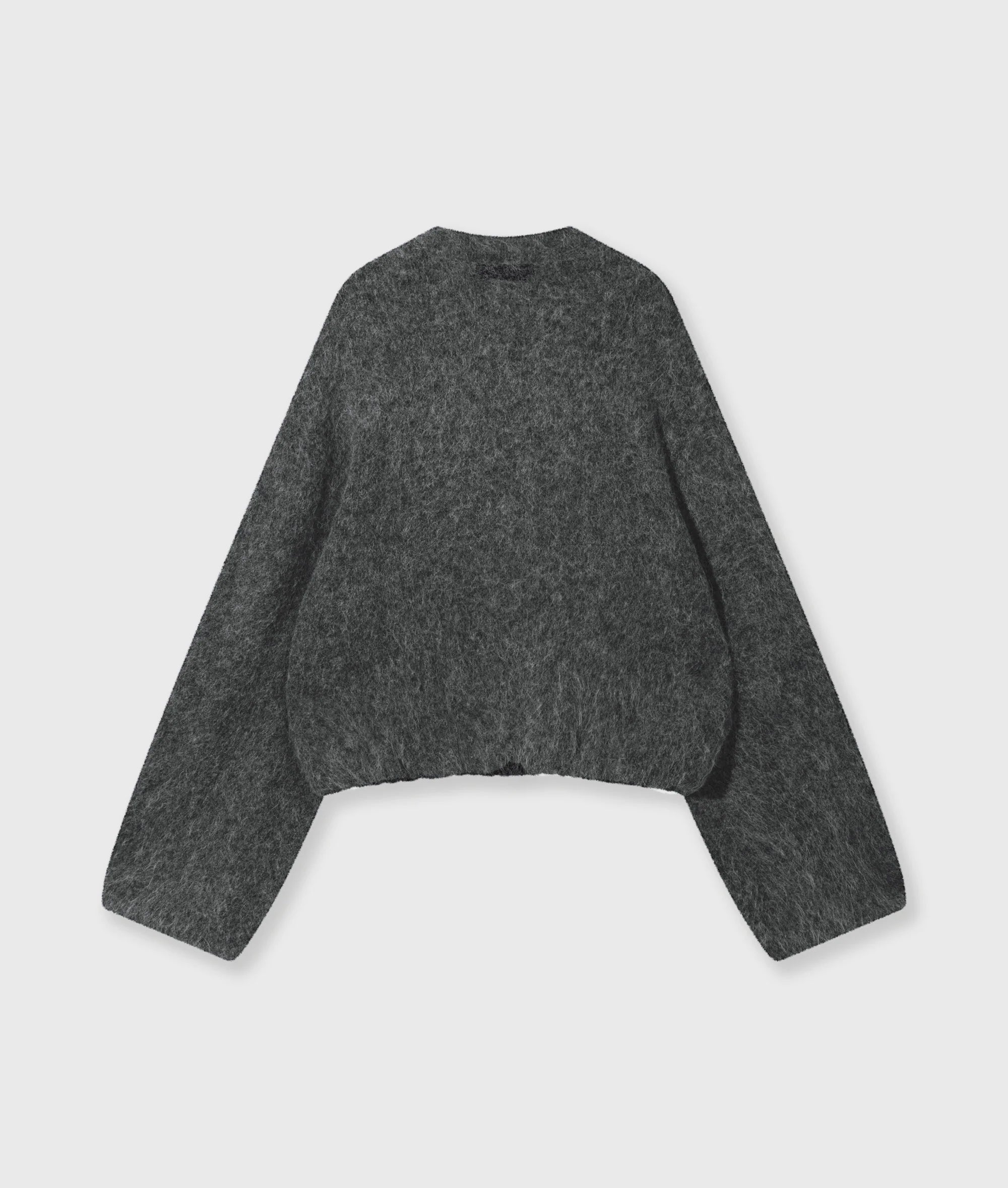 10DAYS Puffy Hairy Knit Bomber Antra Melee