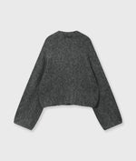 Lade das Bild in den Galerie-Viewer, 10DAYS Puffy Hairy Knit Bomber Antra Melee
