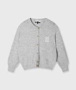 Lade das Bild in den Galerie-Viewer, 10DAYS Soft Baseball Knit Cardigan Light Grey
