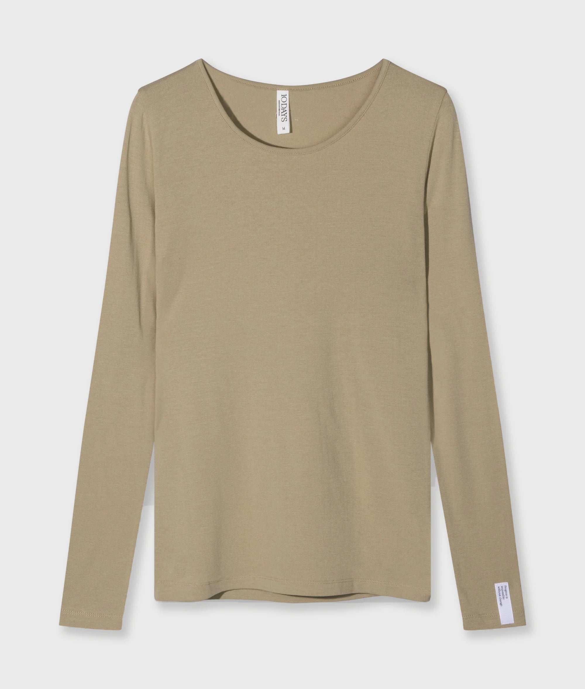 10DAYS Extra Long Sleeve Tee Modal "earth"
