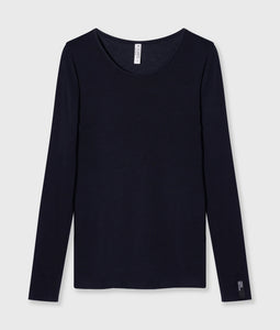 10DAYS Extra Long Sleeve Tee Modal "dark navy"