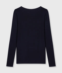 10DAYS Extra Long Sleeve Tee Modal "dark navy"