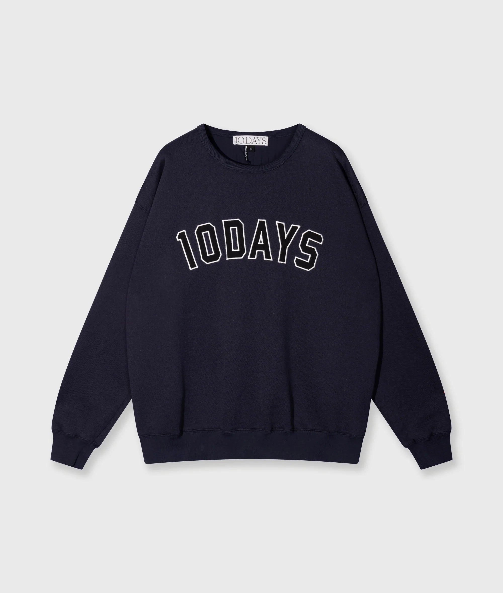 10DAYS Statement Sweater Dark Navy