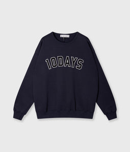 10DAYS Statement Sweater Dark Navy