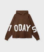 Lade das Bild in den Galerie-Viewer, 10DAYS Statement Logo Hoodie Dark Truffle
