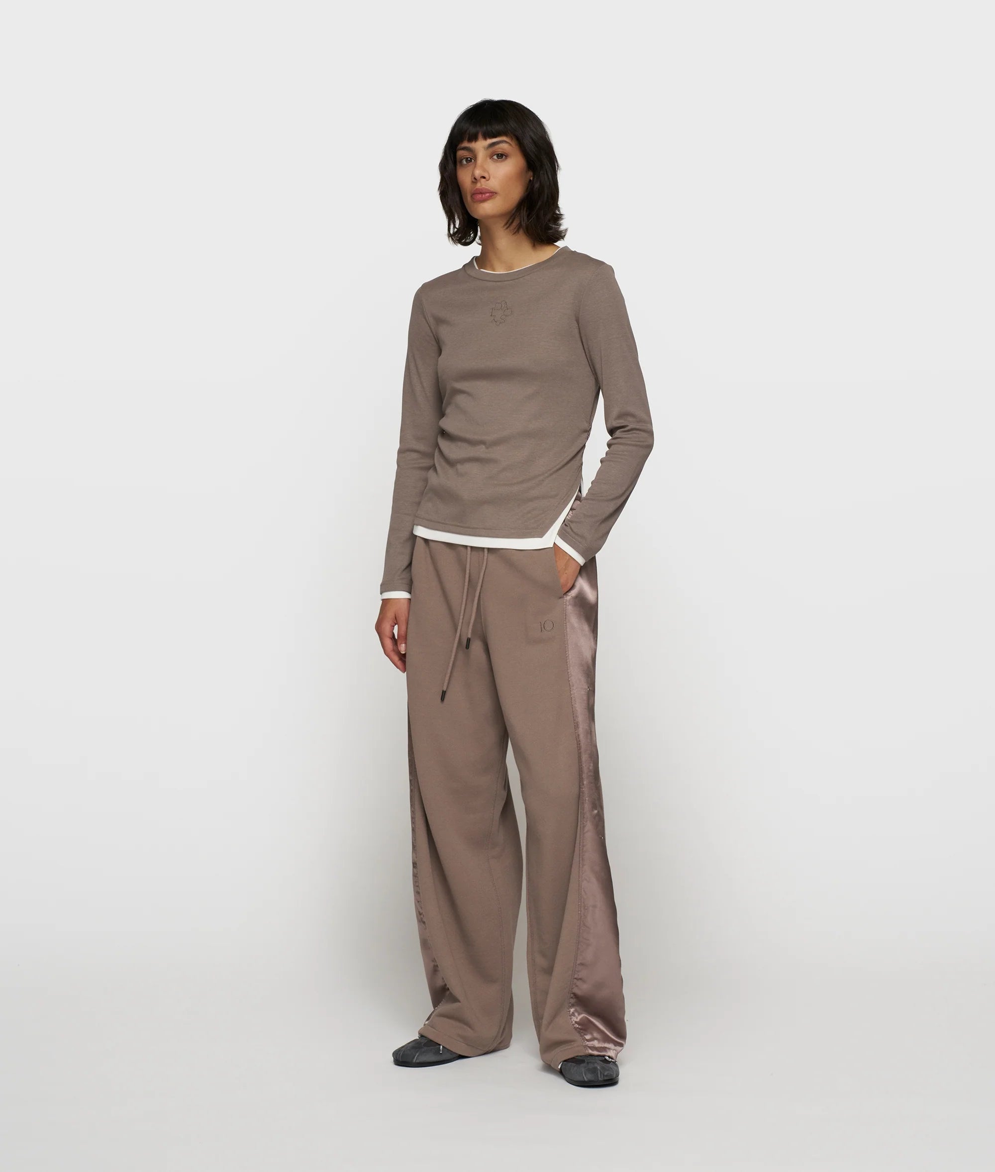 10DAYS Long Sleeve Tee Rip Moonrock