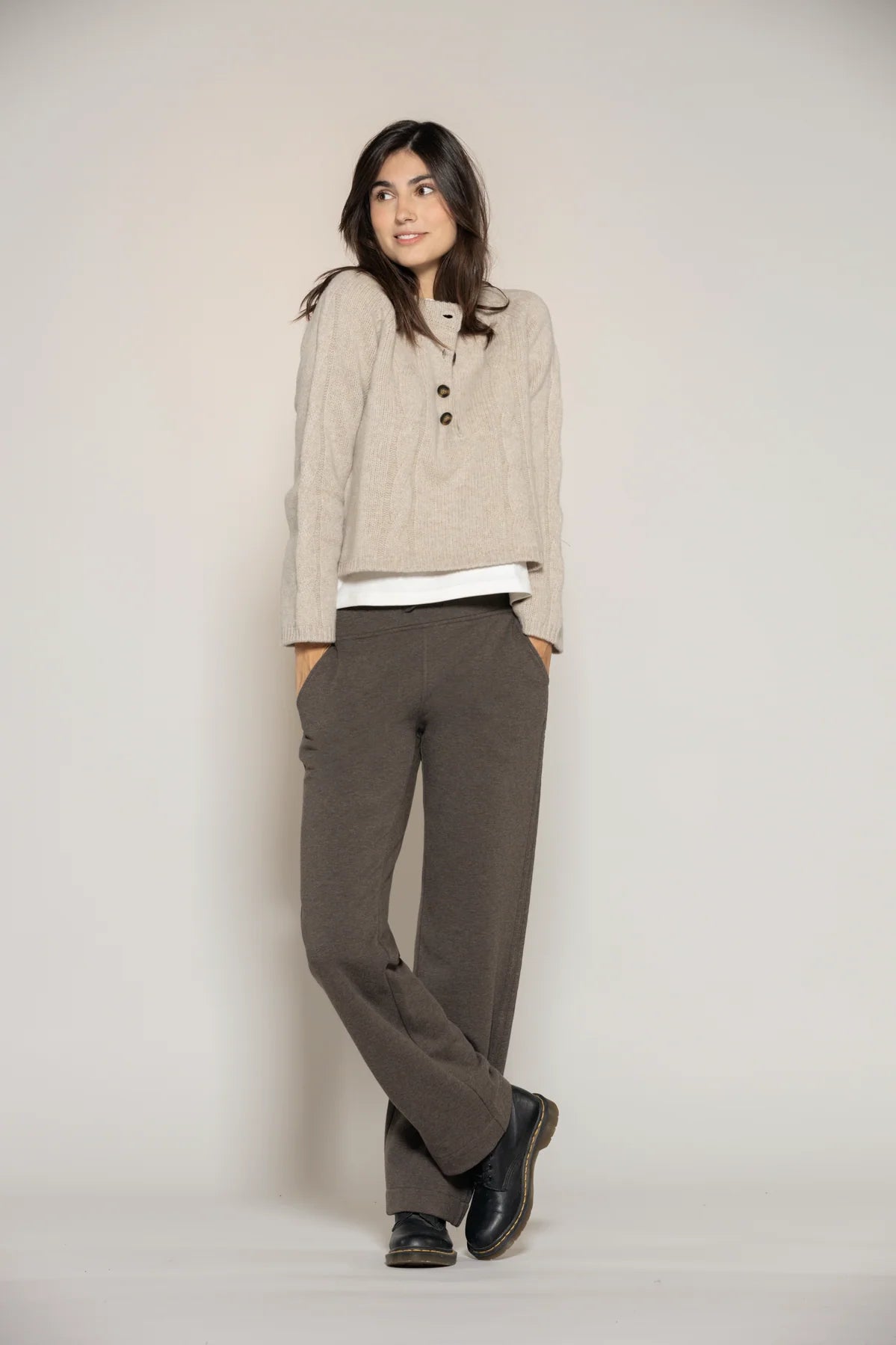 BLUE Carly Pants "chocolate melange"