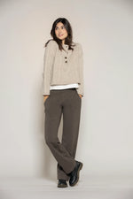 Lade das Bild in den Galerie-Viewer, BLUE Carly Pants &quot;chocolate melange&quot;

