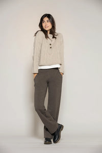 BLUE Carly Pants "chocolate melange"