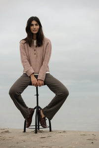 BLUE Carly Pants "chocolate melange"