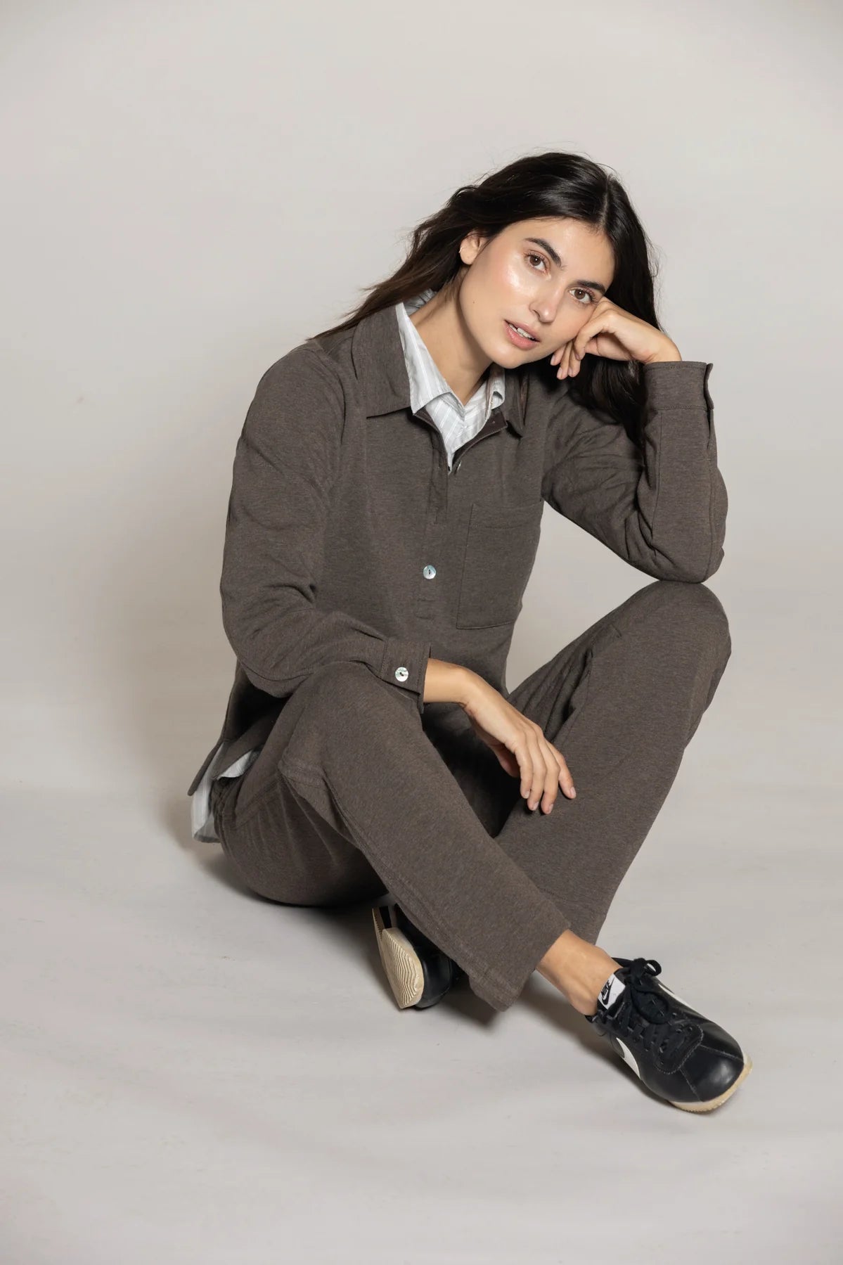 BLUE Carly Pants "chocolate melange"