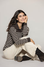 Lade das Bild in den Galerie-Viewer, BLUE Gillian Cordhose &quot;Almond&quot;
