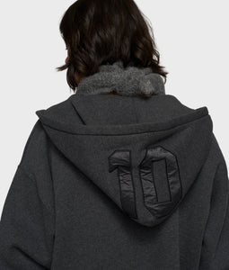 10DAYS Statement Zip Hoodie Antra Melee