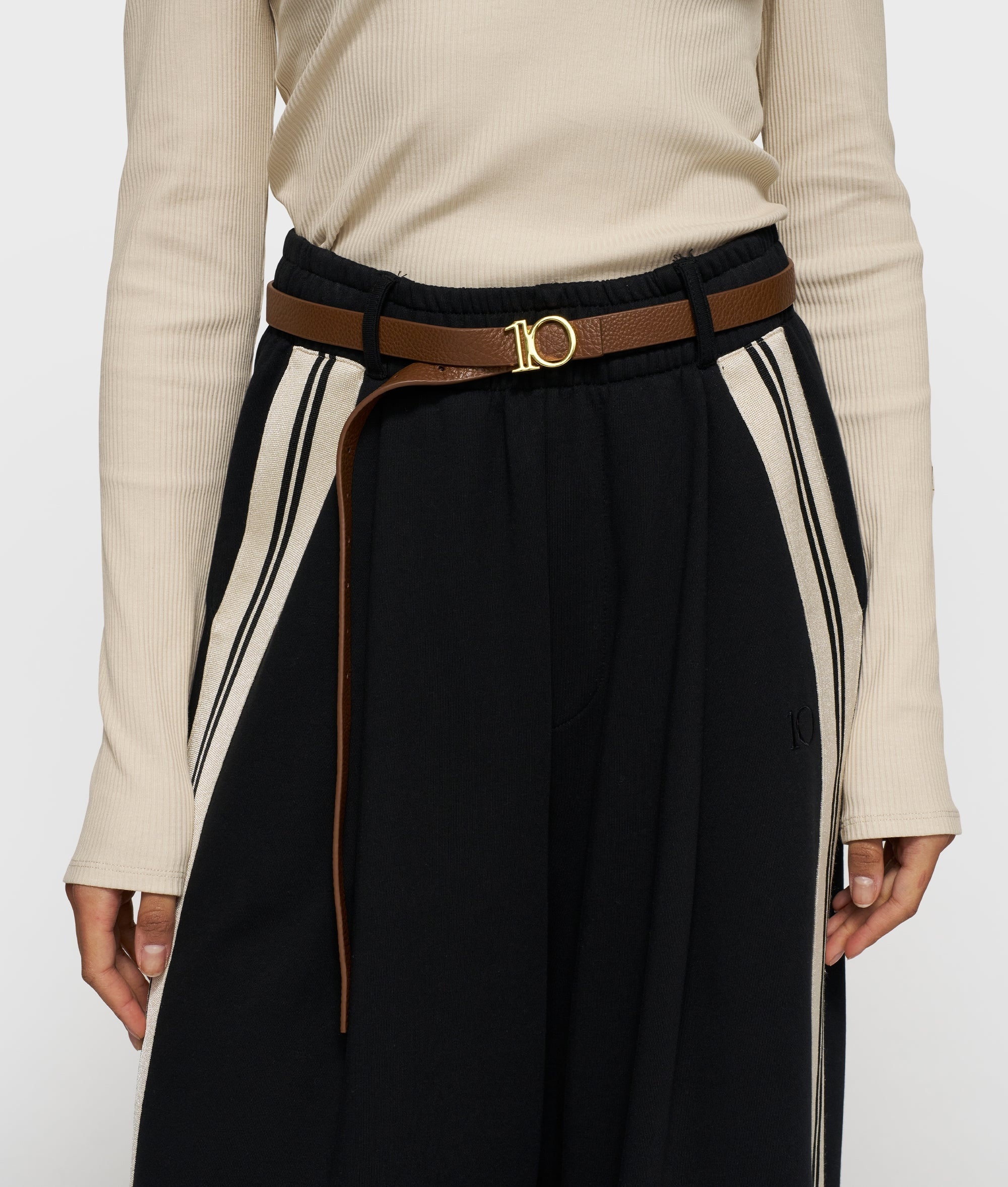 10DAYS Monogram Belt Truffle